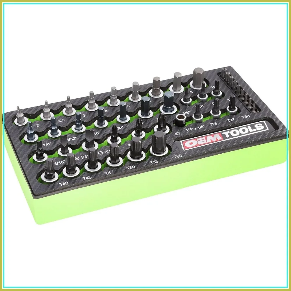 44-Piece Torx Socket Set for Automotive Work, Heat Treated Alloy Steel, Posi-Grip Design, Rust-Resistant, EVA Tray
44-Piece Torx Socket Set for Automotive Work, Heat Treated Alloy Steel, Posi-Grip Design, Rust-Resistant, EVA Tray