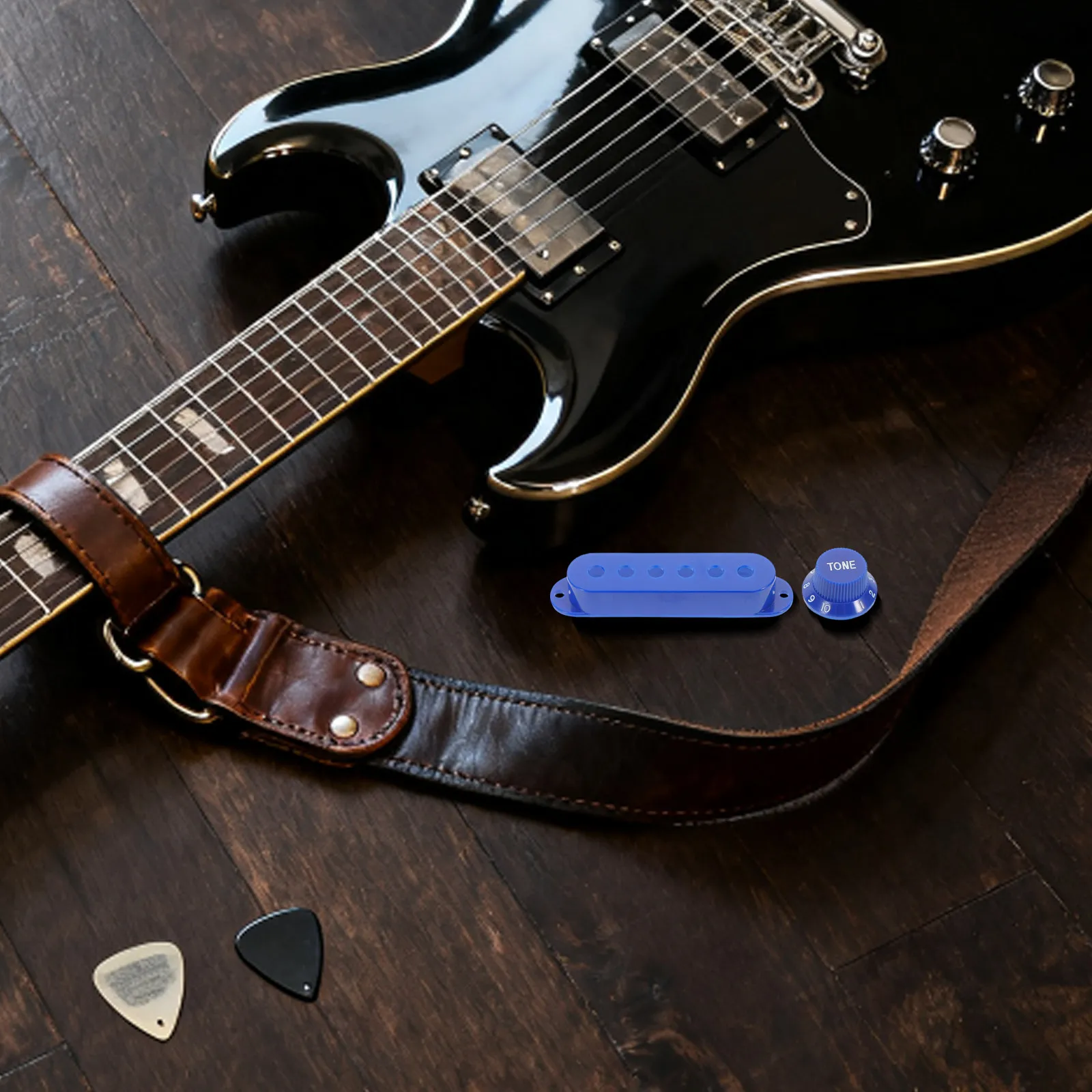 1Set Electric Guitar Pickup Parts Blue Volume Tone Knob Switch Caps Pickup Plastic Protector Bridge Cover Set Guitar Knob Cap
1Set Electric Guitar Pickup Parts Blue Volume Tone Knob Switch Caps Pickup Plastic Protector Bridge Cover Set Guitar Knob Cap