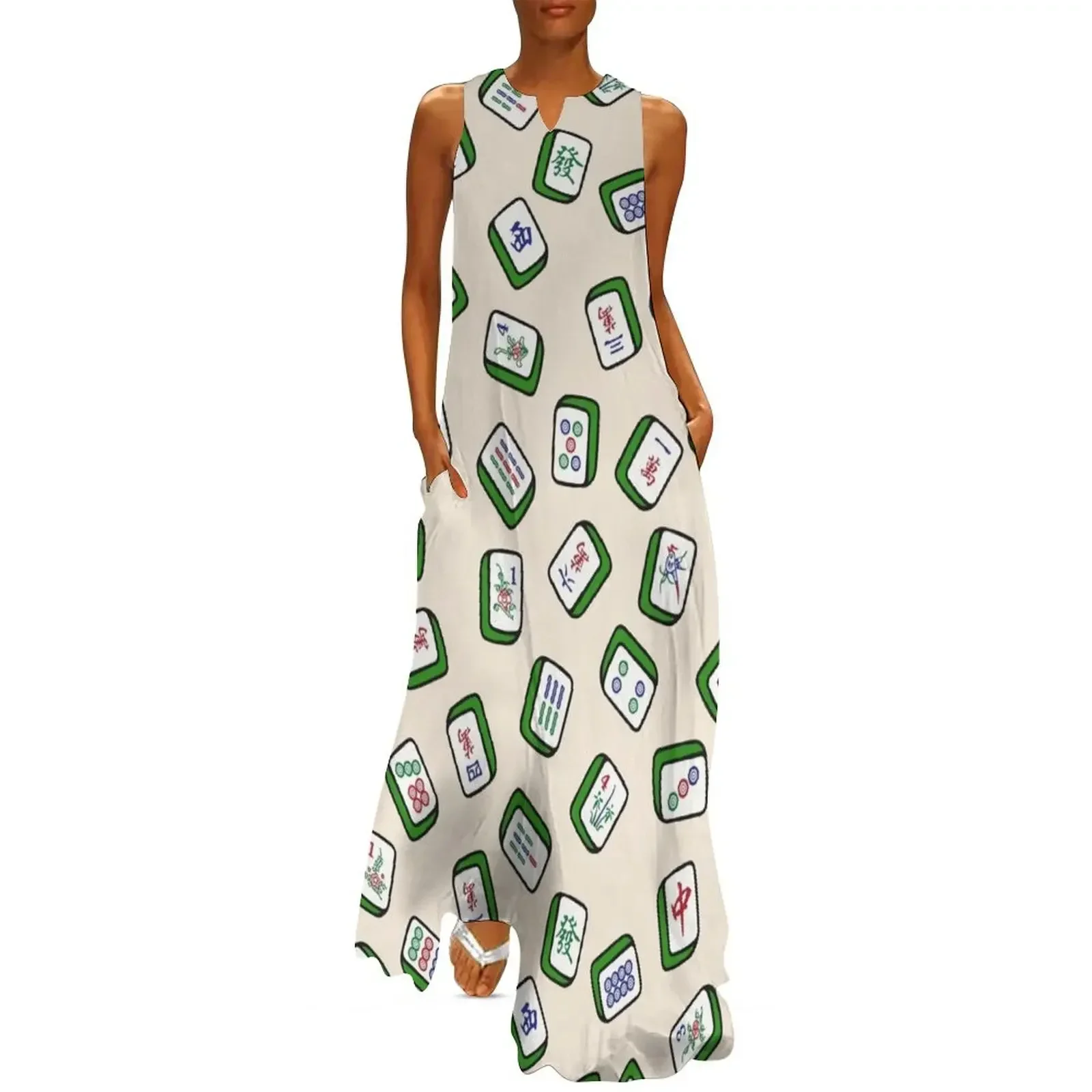 Scattered Mahjong Game Tiles in Ivory Cream Background. It's Mahjong Time! Long Dress cocktail dresses Dress
Scattered Mahjong Game Tiles in Ivory Cream Background. It's Mahjong Time! Long Dress cocktail dresses Dress