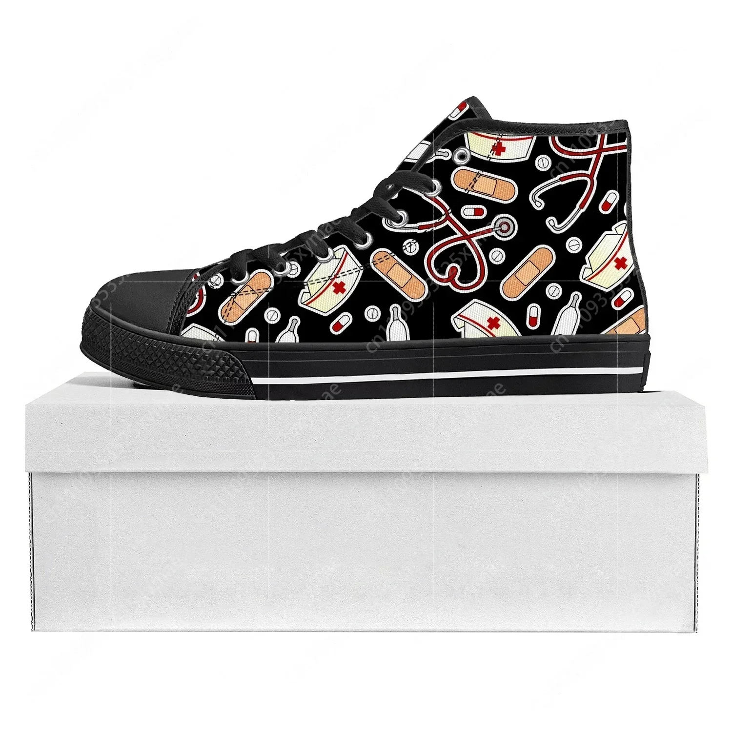 Hospital Nurse Heart High Top High Quality Sneakers Mens Womens Teenager Canvas Sneaker Casual Couple Shoes Custom Shoe Black
Hospital Nurse Heart High Top High Quality Sneakers Mens Womens Teenager Canvas Sneaker Casual Couple Shoes Custom Shoe Black