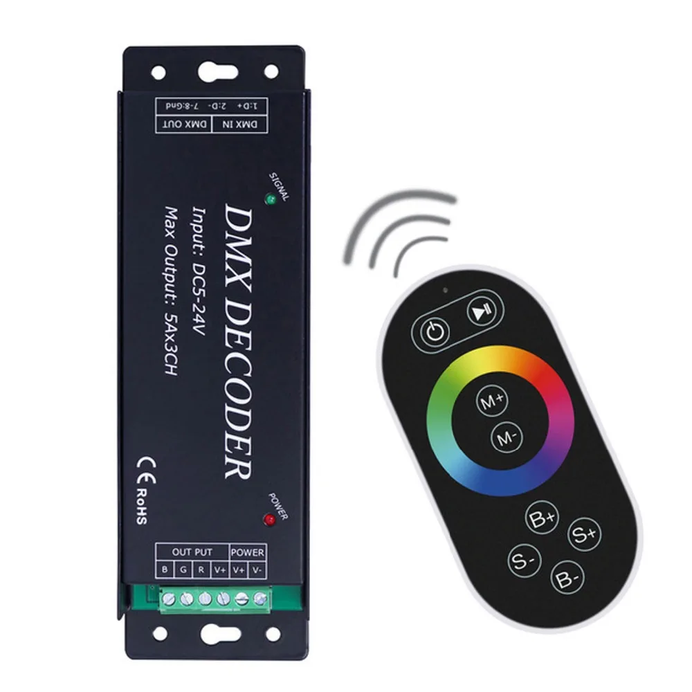 Led Rgb DMX Decoder Controller 12V DMX512 Decoder RF Remote Led Strip Rgb DMX Controle Console Dmx100 Free Shipping
Led Rgb DMX Decoder Controller 12V DMX512 Decoder RF Remote Led Strip Rgb DMX Controle Console Dmx100 Free Shipping