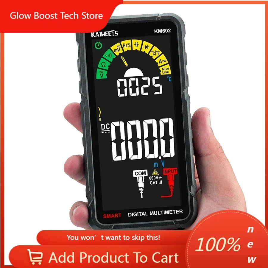 GBKM602 Перезаряжаемый цифровой профессиональный мультиметр с автоматическим диапазоном и 6000 отсчетов, простой для чтения
GBKM602 Перезаряжаемый цифровой профессиональный мультиметр с автоматическим диапазоном и 6000 отсчетов, простой для чтения