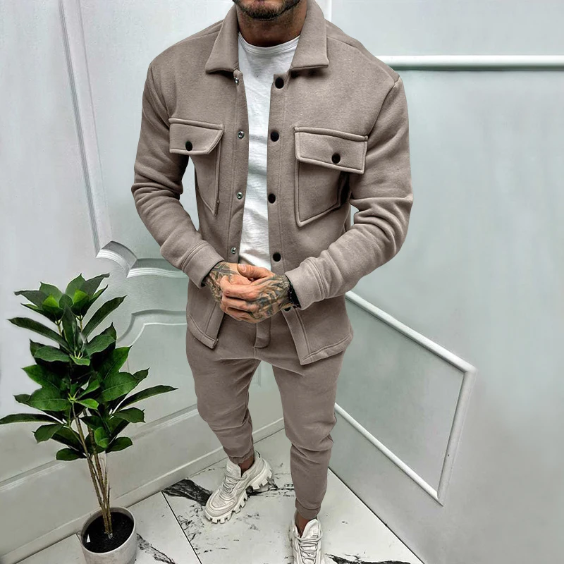 American men's spring and autumn knit thin suede tooling hunting long-sleeved shirt jacket sports casual suit
American men's spring and autumn knit thin suede tooling hunting long-sleeved shirt jacket sports casual suit