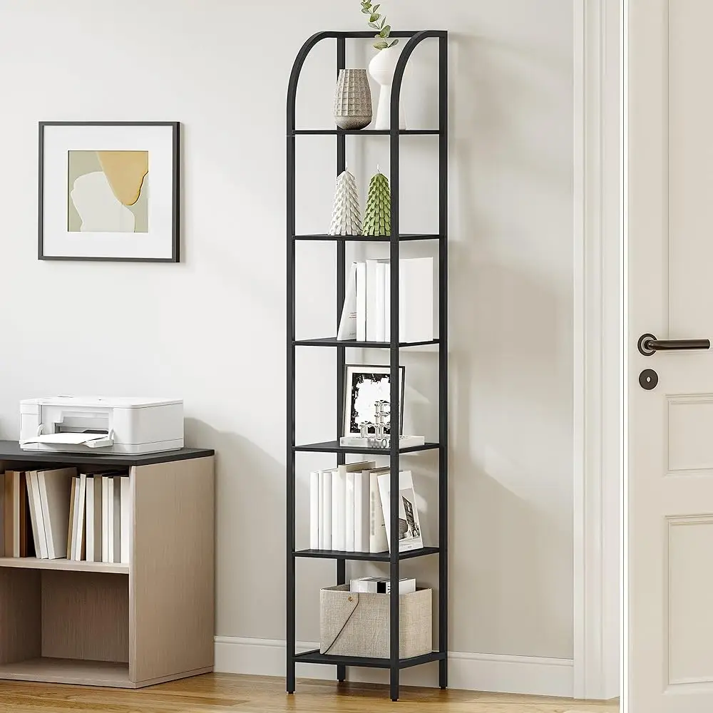 Bookshelf Narrow Bookcase, Tall Storage Ra With Steel Frame, Display Standing Shelf Unit, Skinny Book Shelf For Study Living
Bookshelf Narrow Bookcase, Tall Storage Ra With Steel Frame, Display Standing Shelf Unit, Skinny Book Shelf For Study Living