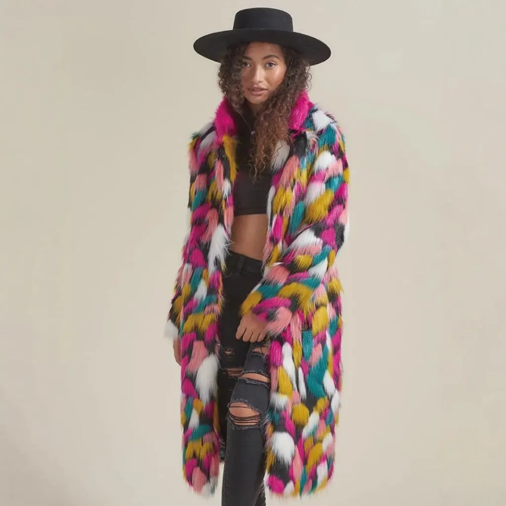 Women's Mid-Length Imitation Fur Coat with Fox Fur Collar Trendy European And American Style Outerwear Eco-friendly
Women's Mid-Length Imitation Fur Coat with Fox Fur Collar Trendy European And American Style Outerwear Eco-friendly