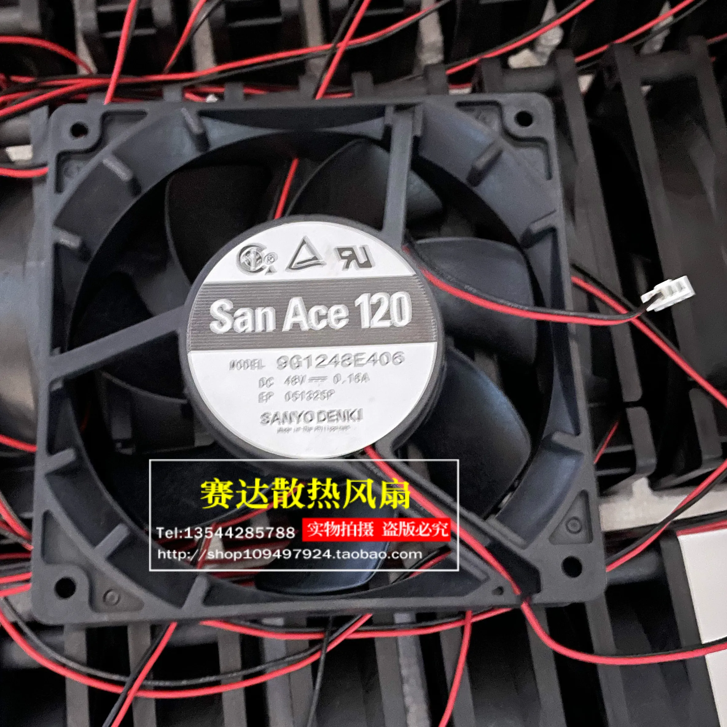 NEW FOR SANYO San Ace 120 12025 48V 0.16A 9G1248E406 Cooling Fan 120*120*25mm
NEW FOR SANYO San Ace 120 12025 48V 0.16A 9G1248E406 Cooling Fan 120*120*25mm