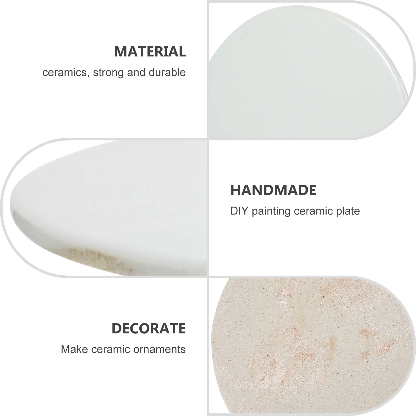 Ceramic Painting Plate Unfinished Blank Diy Drawing Tile For Art Class Graffiti Practice Craft Project Art Supplies
Ceramic Painting Plate Unfinished Blank Diy Drawing Tile For Art Class Graffiti Practice Craft Project Art Supplies