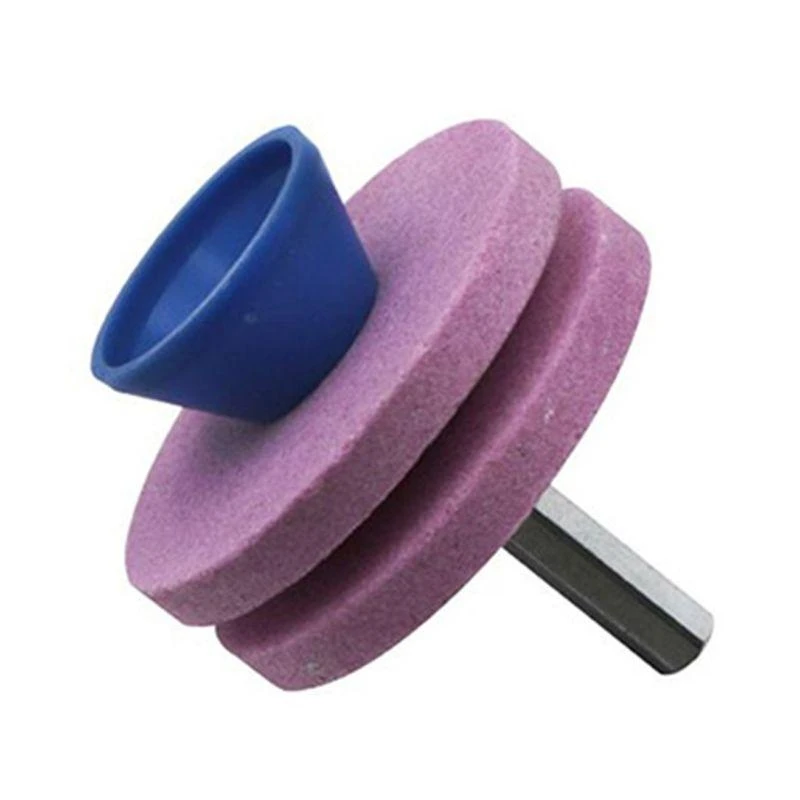 JU64 Universal Double Layer Lawn Mower Blade Lawnmower Sharpener Grinder Wheel Stone Grinding Power Drill Garden Tool Durable 
JU64 Universal Double Layer Lawn Mower Blade Lawnmower Sharpener Grinder Wheel Stone Grinding Power Drill Garden Tool Durable
