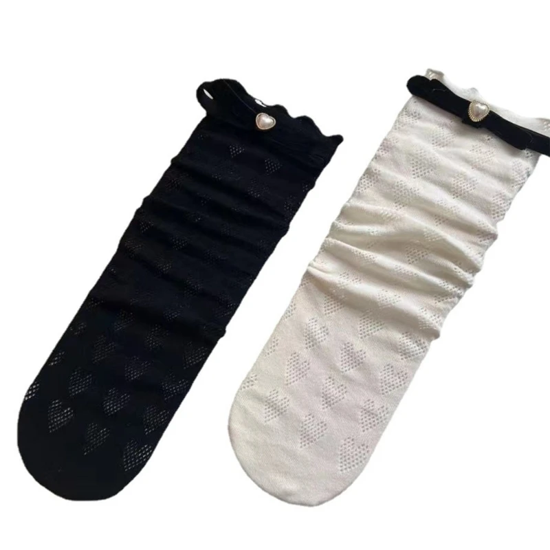 Womens Lace Socks Mesh Lace Calf Socks Socks Thin Middle Tube Stockings Summer Breathable Thin Socks
Womens Lace Socks Mesh Lace Calf Socks Socks Thin Middle Tube Stockings Summer Breathable Thin Socks