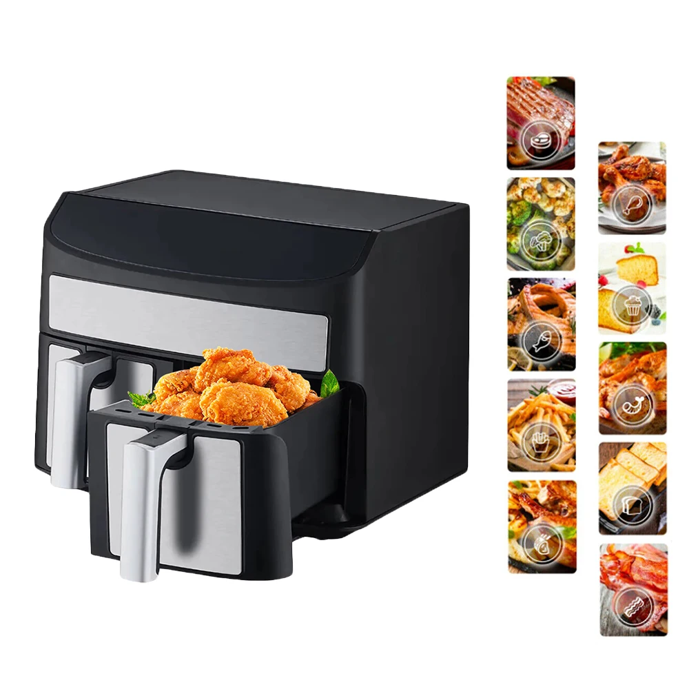 Wholesale Smart Adjustable Display Touch Screen Electric Digital Deep No Oil Double Air Fryers
Wholesale Smart Adjustable Display Touch Screen Electric Digital Deep No Oil Double Air Fryers