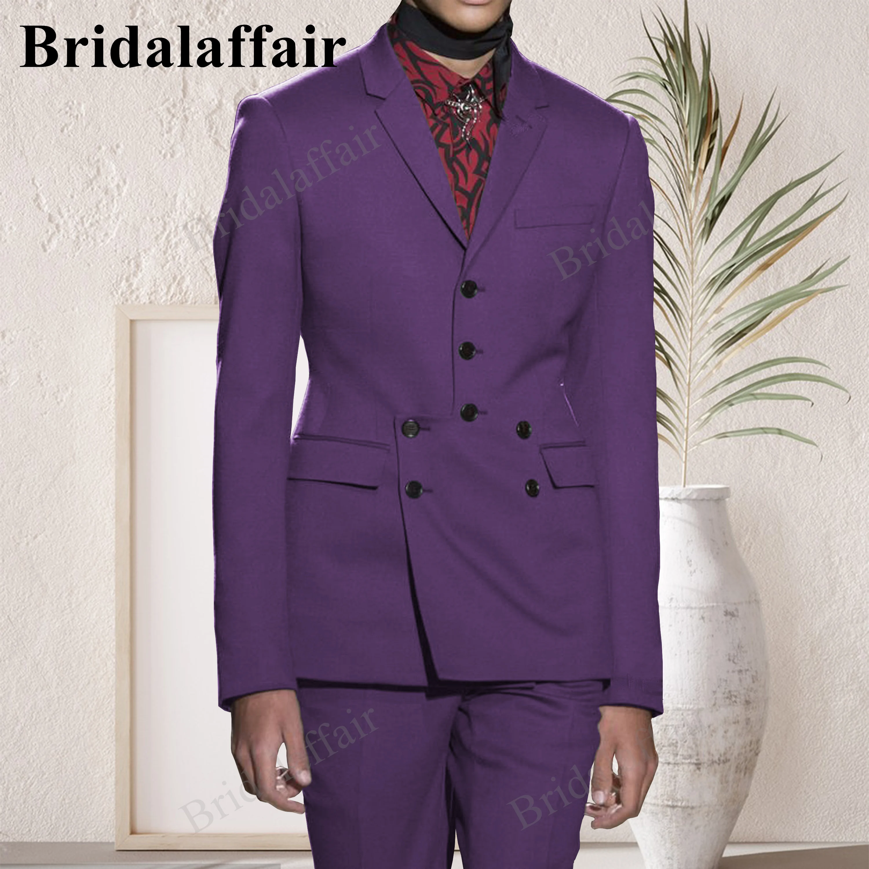 Bridalaffair Dark Purple 2023 Fashion New Men's Leisure Boutique Business Solid Color Slim Wedding Groom Suit Blazer Jacket Pant
Bridalaffair Dark Purple 2023 Fashion New Men's Leisure Boutique Business Solid Color Slim Wedding Groom Suit Blazer Jacket Pant