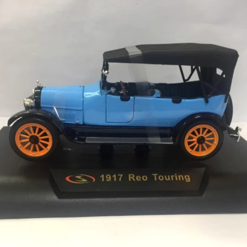 Литой под давлением масштаб 1:32, подпись 1917 Reo Touring, имитация сплава, винтажная классическая ностальгическая модель автомобиля, сувенирная игрушка для мальчика 
Литой под давлением масштаб 1:32, подпись 1917 Reo Touring, имитация сплава, винтажная классическая ностальгическая модель автомобиля, сувенирная игрушка для мальчика