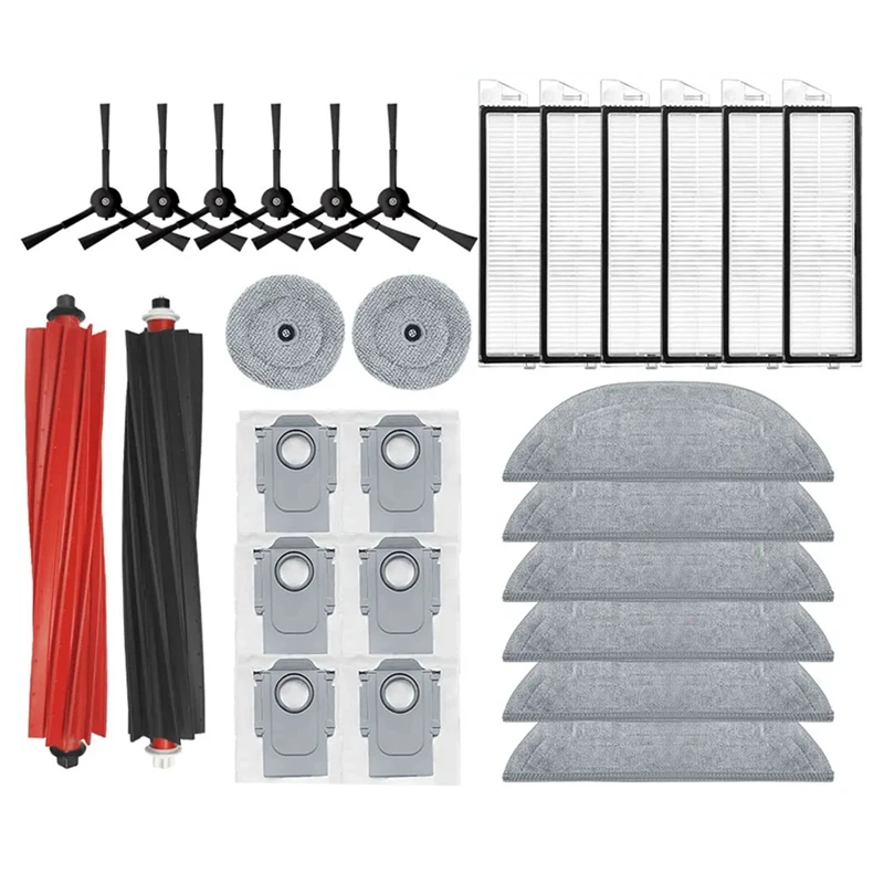 For Roborock S8 Maxv Ultra Robot Vacuum Cleaner Main Side Brush Mop HEPA Filters Dust Bags Accessories
For Roborock S8 Maxv Ultra Robot Vacuum Cleaner Main Side Brush Mop HEPA Filters Dust Bags Accessories