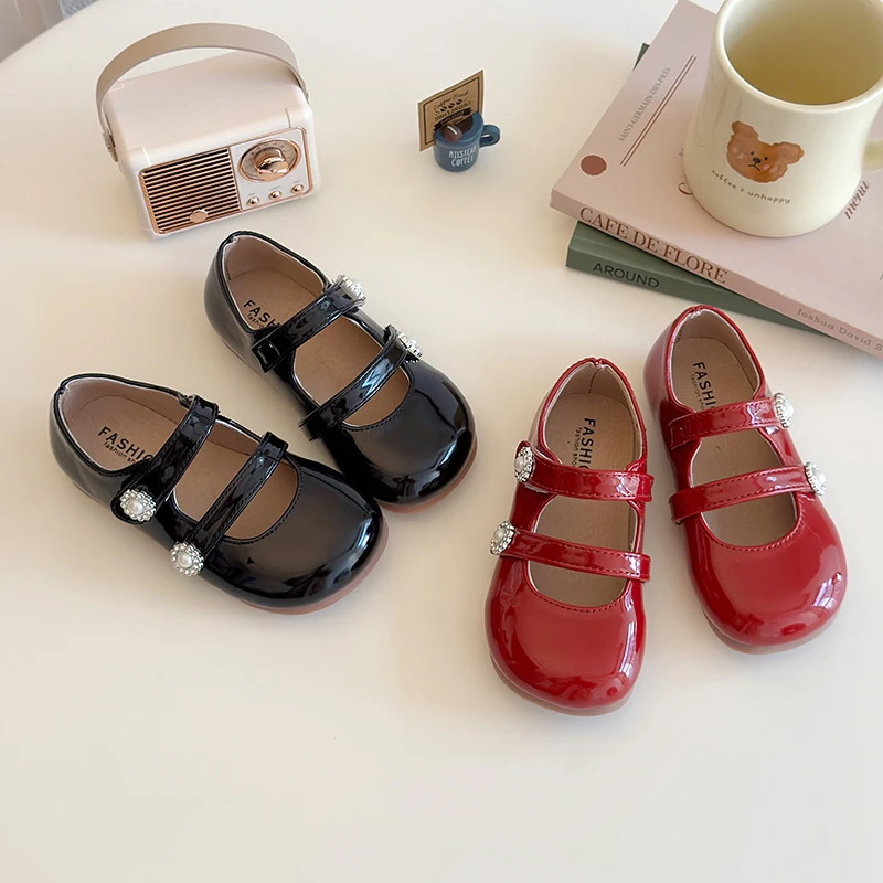 Princess Girl Shoes Kids Patent Leather Shoes For Kindergarten Performance Children Casual Flats Shoes For Wedding Birthday Show
Princess Girl Shoes Kids Patent Leather Shoes For Kindergarten Performance Children Casual Flats Shoes For Wedding Birthday Show