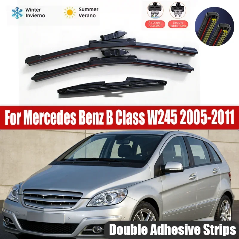 For Mercedes Benz B Class W245 2005-2011 26"+23"+12" Front Rear Wiper Blades Windshield Windscreen Window Cutter Accessories
For Mercedes Benz B Class W245 2005-2011 26"+23"+12" Front Rear Wiper Blades Windshield Windscreen Window Cutter Accessories