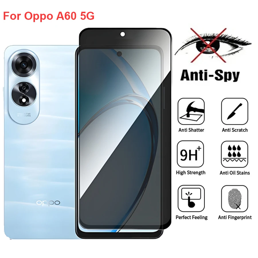 For Oppo A60 5G CPH2683 Anti Spy Privacy Tempered Glass Screen Protector Compatible For OppoA60 5G Full Cover Screen Phone Film
For Oppo A60 5G CPH2683 Anti Spy Privacy Tempered Glass Screen Protector Compatible For OppoA60 5G Full Cover Screen Phone Film