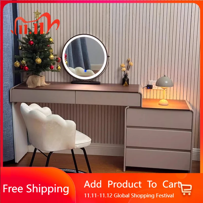 Minimalist Nordic Vanity Table Organizer Modern Mirror Service Cheap Dressing Table Cabinet Desk Beauty Vestidores Furniture
Minimalist Nordic Vanity Table Organizer Modern Mirror Service Cheap Dressing Table Cabinet Desk Beauty Vestidores Furniture