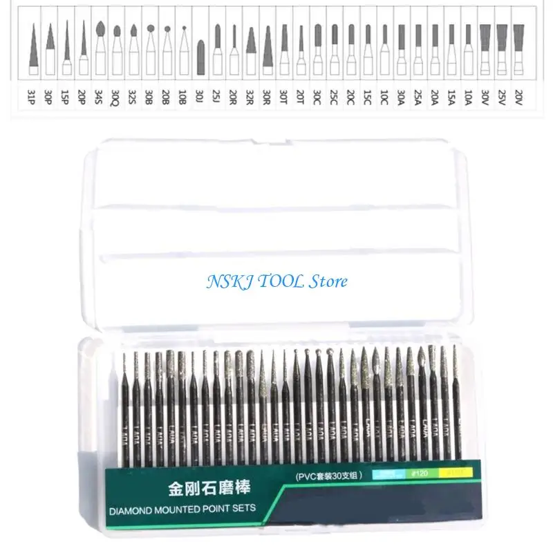 L8RC 30Pcs Diamonds Grinding Head Set 3mm Small Diamonds Grinding Rod Alloy Grinding
L8RC 30Pcs Diamonds Grinding Head Set 3mm Small Diamonds Grinding Rod Alloy Grinding