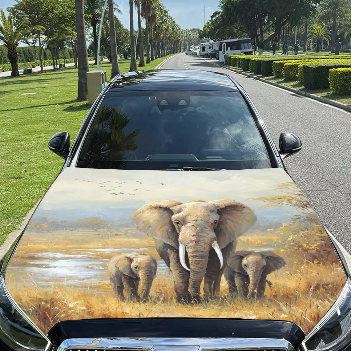 Car Decals Elephants with a Warm, Earthy - Toned and Naturalistic Background Car Hood Sticker, Waterproof Self - Adhesive Vinyl
Car Decals Elephants with a Warm, Earthy - Toned and Naturalistic Background Car Hood Sticker, Waterproof Self - Adhesive Vinyl