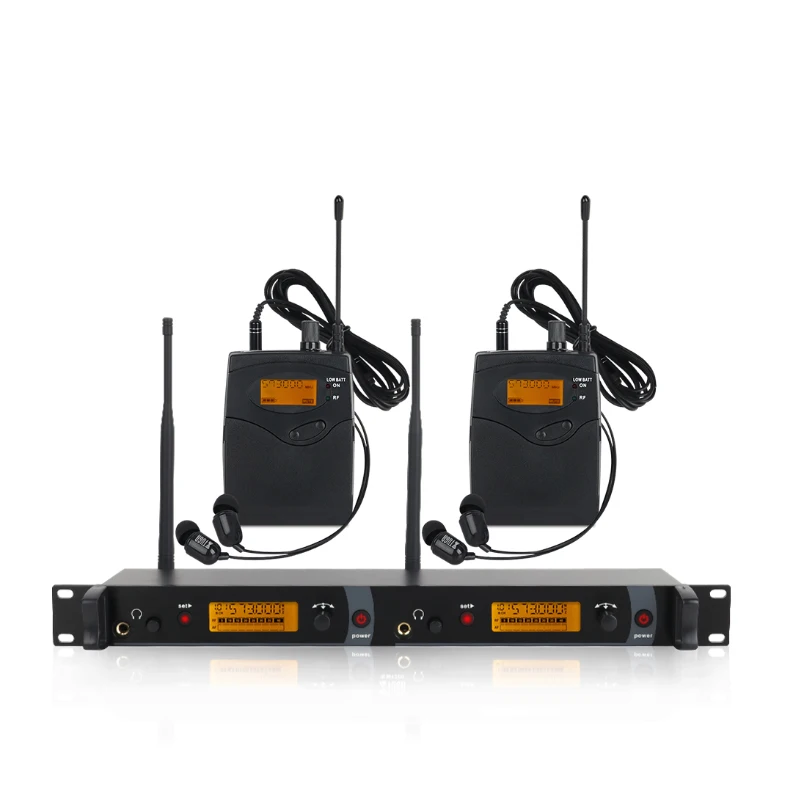 Wireless in Ear Monitor System Bodypacks Monitoring 2 Channel 2 Black Wireless Microphone Gua Singing Sound System 40hz-12khz
Wireless in Ear Monitor System Bodypacks Monitoring 2 Channel 2 Black Wireless Microphone Gua Singing Sound System 40hz-12khz