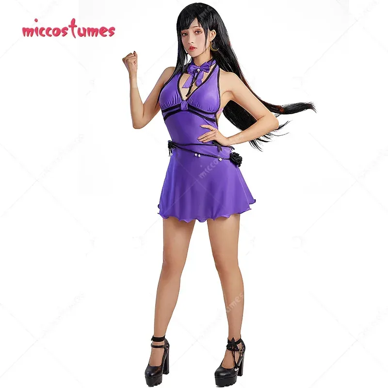 Костюм для косплея Miccostumes Lockhart, женское фиолетовое платье
Костюм для косплея Miccostumes Lockhart, женское фиолетовое платье