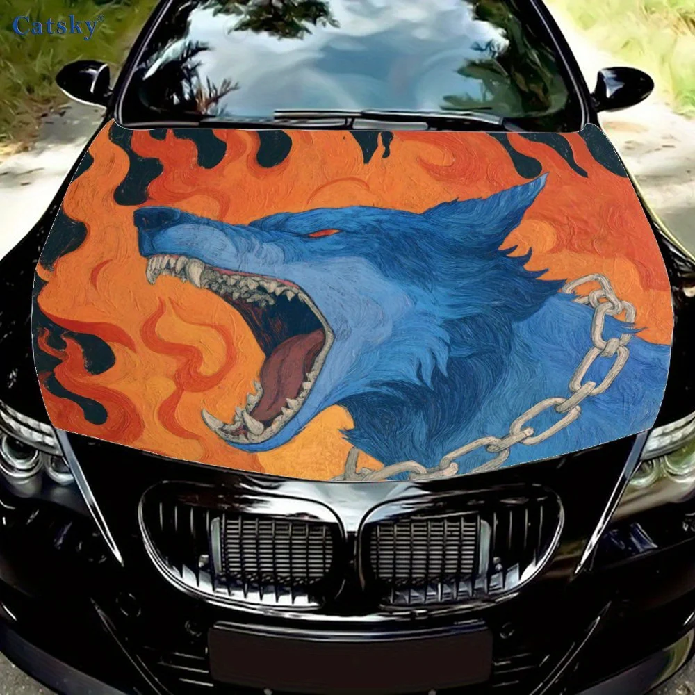 Blue Wolf in Flames Car Vinyl Wraps - Suitable For Most Engine Hood,Bubble-free Design,Waterproof,Cleanable And Convenient Durab
Blue Wolf in Flames Car Vinyl Wraps - Suitable For Most Engine Hood,Bubble-free Design,Waterproof,Cleanable And Convenient Durab