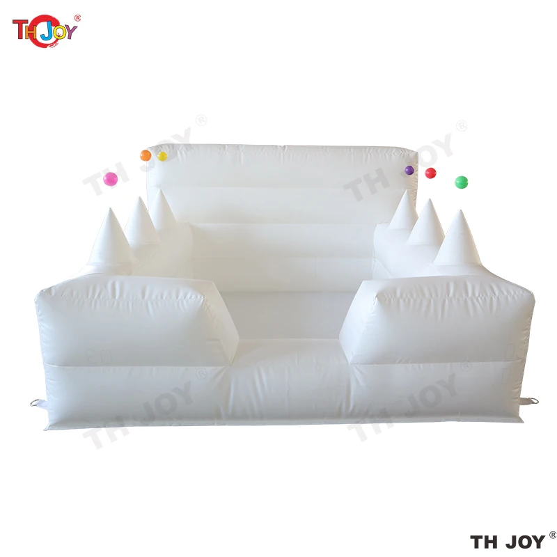 2x2m white Kids Inflatable Ball Pit Soft play ball pool with air jugglers along the side
2x2m white Kids Inflatable Ball Pit Soft play ball pool with air jugglers along the side