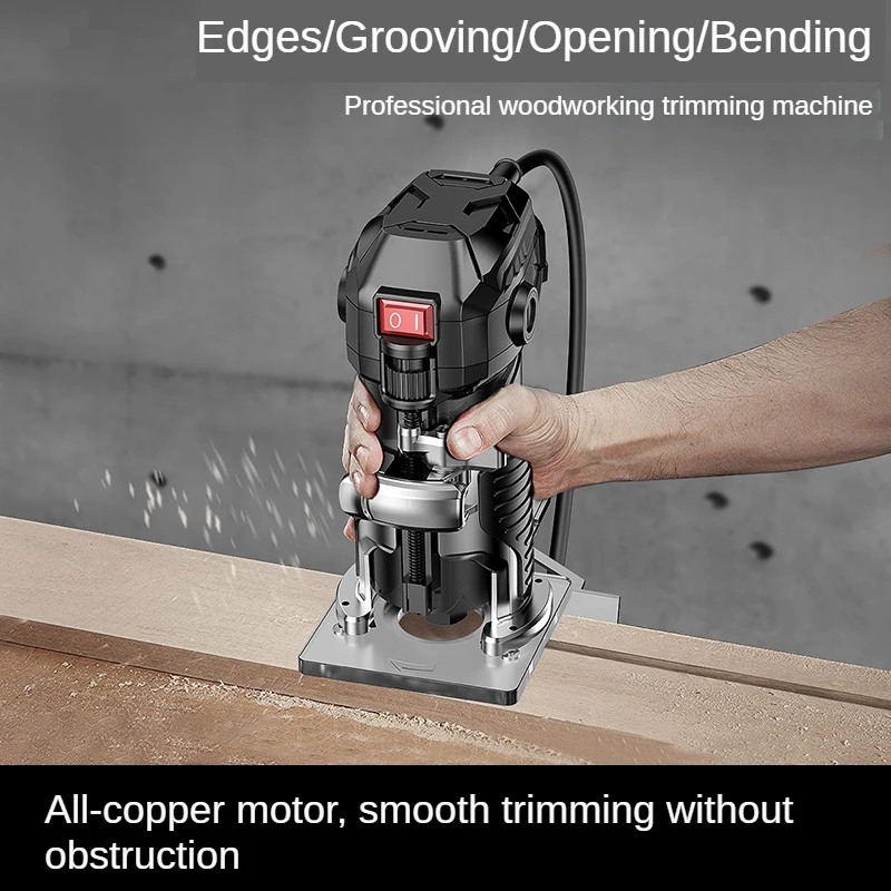 30000RPM Woodworking Trimming Machine, Engraving Machine, Slotting Machine, Hole Cutting Machine, Electric Trimming Machine 500W
30000RPM Woodworking Trimming Machine, Engraving Machine, Slotting Machine, Hole Cutting Machine, Electric Trimming Machine 500W