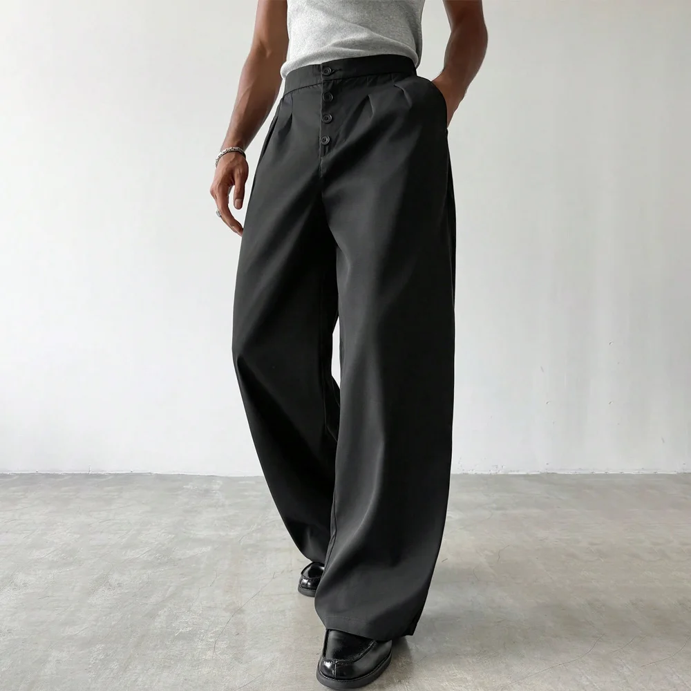 Casual Pants for Man Business Men's Tailoring Pants Solid Color Polyester Straight-Leg Trousers Work Trouser Classic Clothing
Casual Pants for Man Business Men's Tailoring Pants Solid Color Polyester Straight-Leg Trousers Work Trouser Classic Clothing