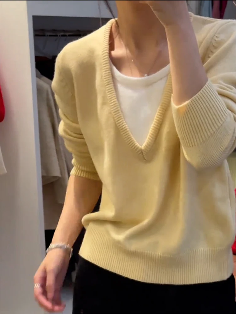 Yellow Slim Fit Long Sve Knitted Sweater Sli Unique Spring Autumn New Arrival Women's Faion Online Exclusive Commute...
Yellow Slim Fit Long Sve Knitted Sweater Sli Unique Spring Autumn New Arrival Women's Faion Online Exclusive Commute...
