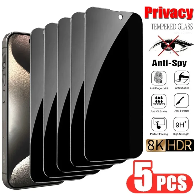 5Pcs Privacy Screen Protector for IPhone 11 12 13 14 15 Pro Max Mini Anti-spy Tempered Glass for IPhone XS MAX XR X 15 7 8 Plus
5Pcs Privacy Screen Protector for IPhone 11 12 13 14 15 Pro Max Mini Anti-spy Tempered Glass for IPhone XS MAX XR X 15 7 8 Plus