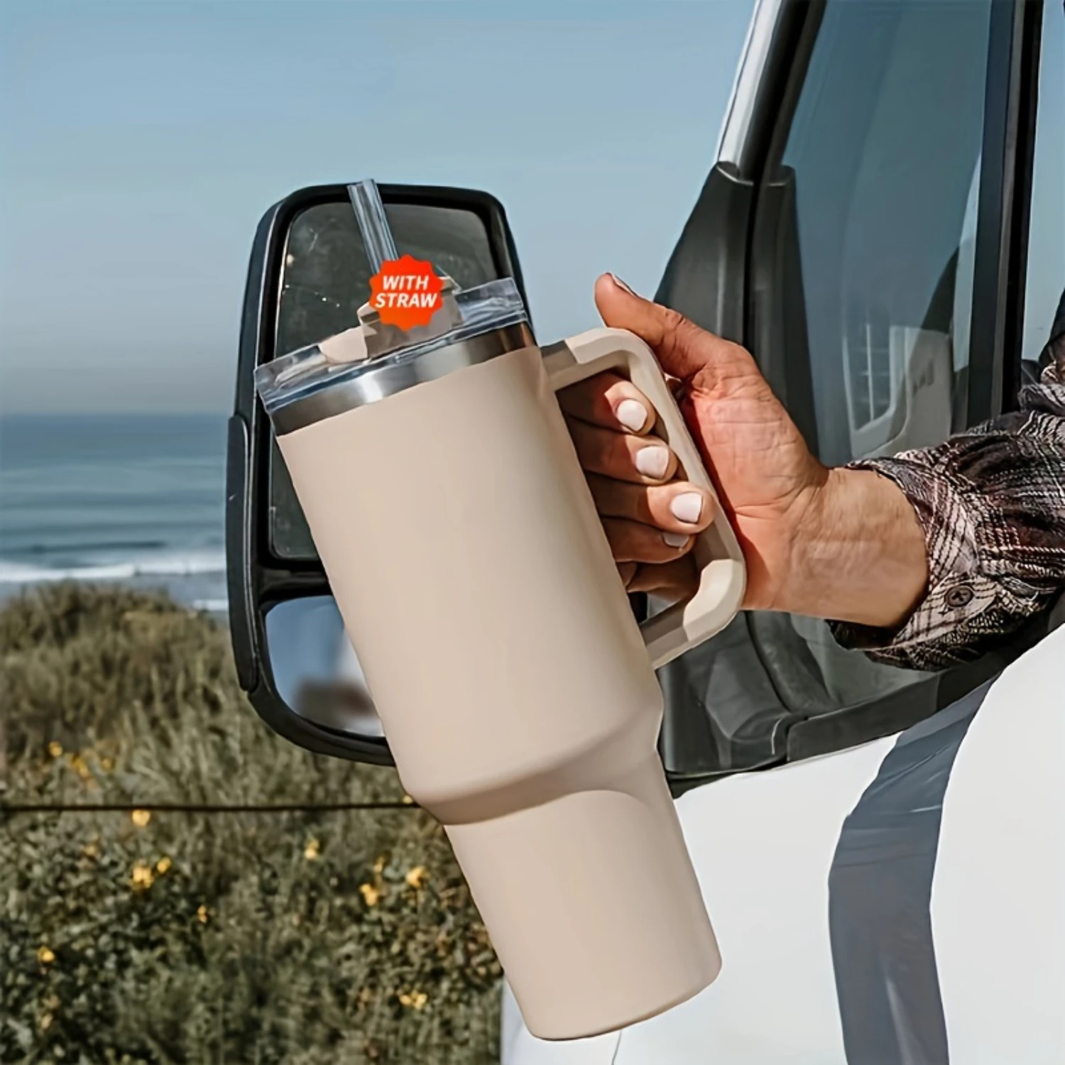 Stainless Steel Insulation Water Cup - Huge Capacity, Leakproof, Durable - Perfect for Outdoor Fitness, Travel, Car Driving, and
Stainless Steel Insulation Water Cup - Huge Capacity, Leakproof, Durable - Perfect for Outdoor Fitness, Travel, Car Driving, and