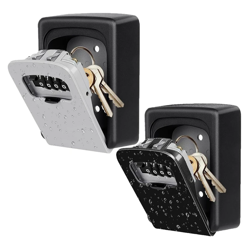 Key Lock Box Wall Mounted Grey And Black 2 Pack, Easy To Use Durable Fine Workmanship
Key Lock Box Wall Mounted Grey And Black 2 Pack, Easy To Use Durable Fine Workmanship