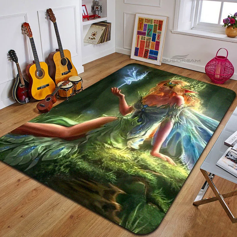 Magic Elf Beautiful Fairy Pattern Decorative Carpet Children's Bedroom Floor Pad Can Customize Rug Living Room Cushion Door Pad
Magic Elf Beautiful Fairy Pattern Decorative Carpet Children's Bedroom Floor Pad Can Customize Rug Living Room Cushion Door Pad