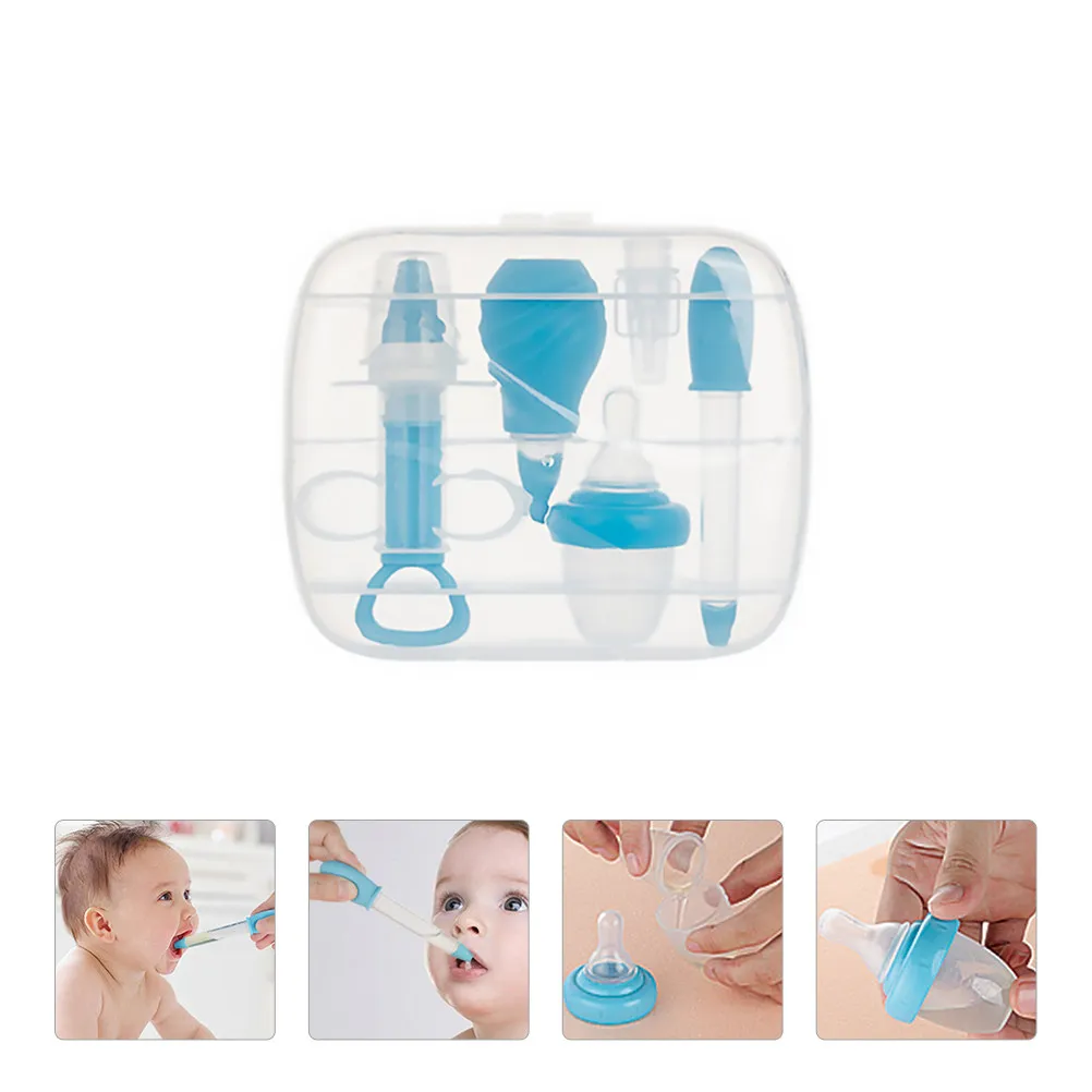 5Pcs Baby Dispenser Set Infant Healthcare Kit PP Tpe Silicone Aspirator Dropper Pacifier Feeder Earwax
5Pcs Baby Dispenser Set Infant Healthcare Kit PP Tpe Silicone Aspirator Dropper Pacifier Feeder Earwax