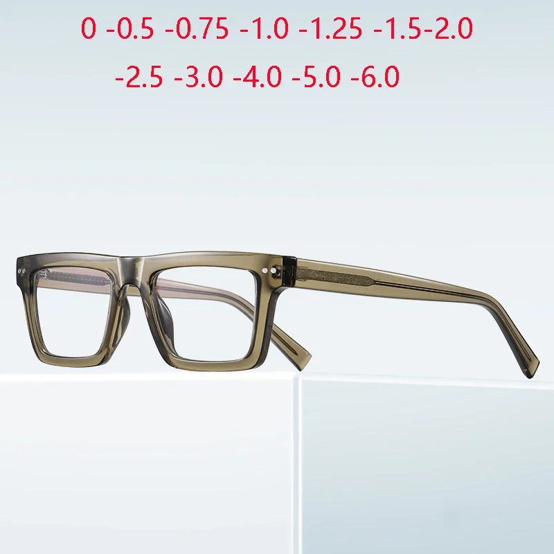 Tea Frame Anti Blue Rays Student Prescription Glasses For The Nearsighted TR90 Square Shortsighted Eyewear 0 -0.5 -0.75 To -6.0
Tea Frame Anti Blue Rays Student Prescription Glasses For The Nearsighted TR90 Square Shortsighted Eyewear 0 -0.5 -0.75 To -6.0