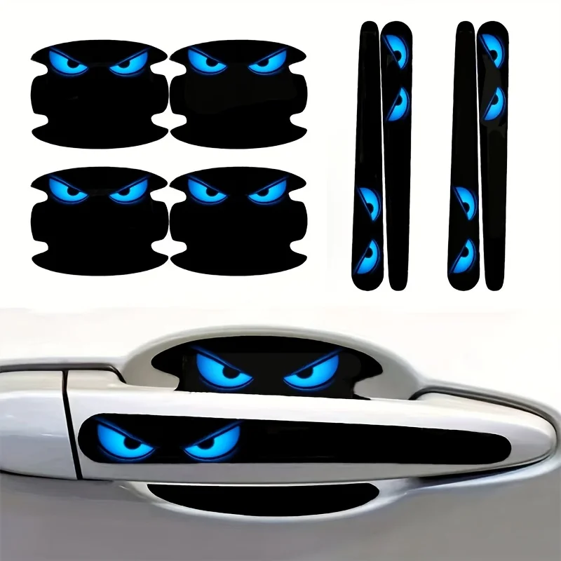 8Pcs/Set Blue Devil Eyes Door Handle & Cup Stickers, Anti-Scratch Car Decals
8Pcs/Set Blue Devil Eyes Door Handle & Cup Stickers, Anti-Scratch Car Decals