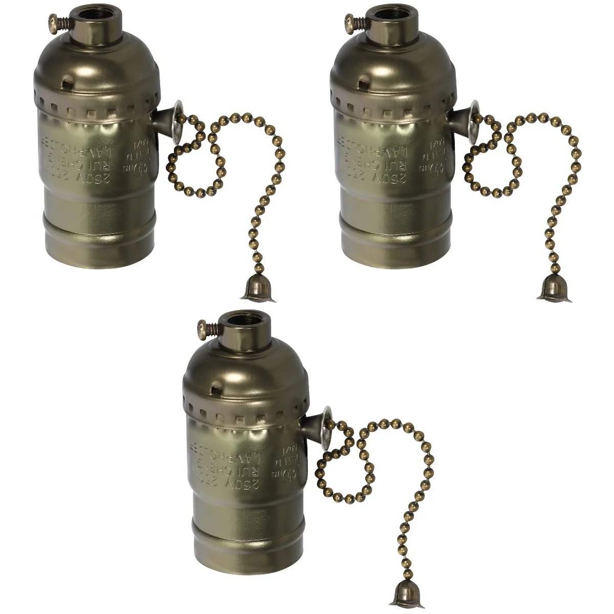 3 Pack Retro Bottle Lamp Holder E27 Converter Adapter Screw Base Bulb Parts Efficient Practical Safe Easy Install
3 Pack Retro Bottle Lamp Holder E27 Converter Adapter Screw Base Bulb Parts Efficient Practical Safe Easy Install