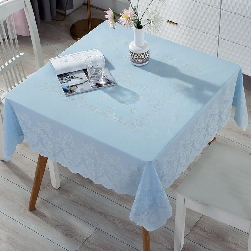 Tablecloth Waterproof PVC Square Coffee Table Cloth Suitable for Square Tables And Small Round Tables Decorative Cover Baby Blue
Tablecloth Waterproof PVC Square Coffee Table Cloth Suitable for Square Tables And Small Round Tables Decorative Cover Baby Blue