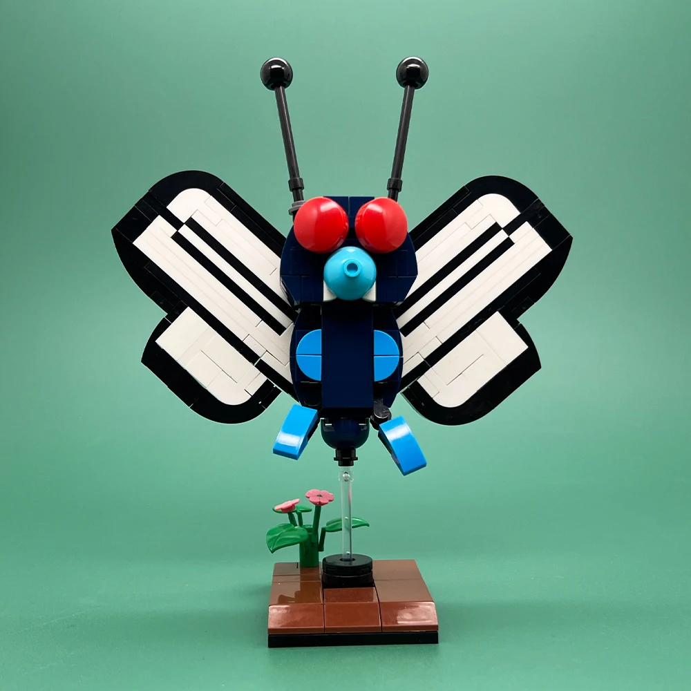 MOC Anime Butterfly Building Blocks Model with Stand DIY Blue Insect Figure Desktop Decor Creative Construction Gift for Adult
MOC Anime Butterfly Building Blocks Model with Stand DIY Blue Insect Figure Desktop Decor Creative Construction Gift for Adult