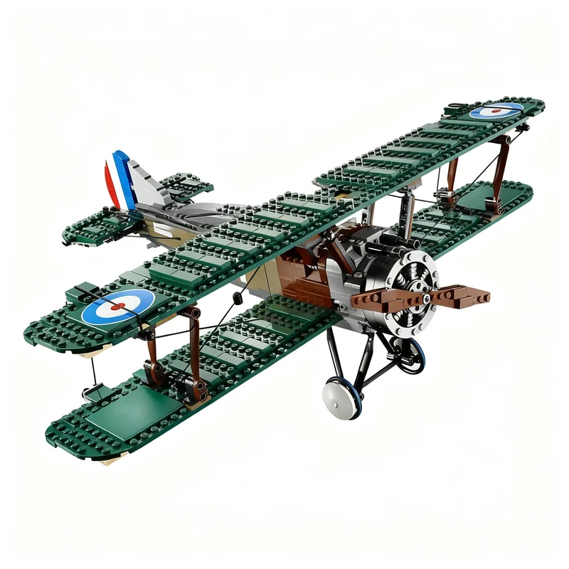 879PCS MOC Ocean Ship Sopwith Camel Model Technical Set DIY Assembly Creative Toy Birthday Gift Display Building Bricks Holiday
879PCS MOC Ocean Ship Sopwith Camel Model Technical Set DIY Assembly Creative Toy Birthday Gift Display Building Bricks Holiday
