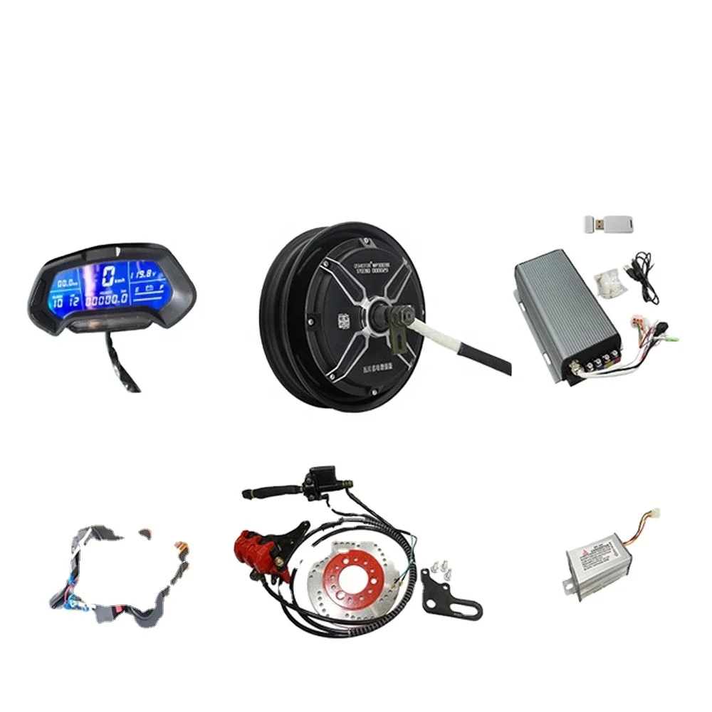 QS Motor 3000W 205 V3 BLDC Motor Kits 10*2.15inch Electric Scooter SVMC72150 Controller KLS7230S Controller 72-80Kph Brushless
QS Motor 3000W 205 V3 BLDC Motor Kits 10*2.15inch Electric Scooter SVMC72150 Controller KLS7230S Controller 72-80Kph Brushless