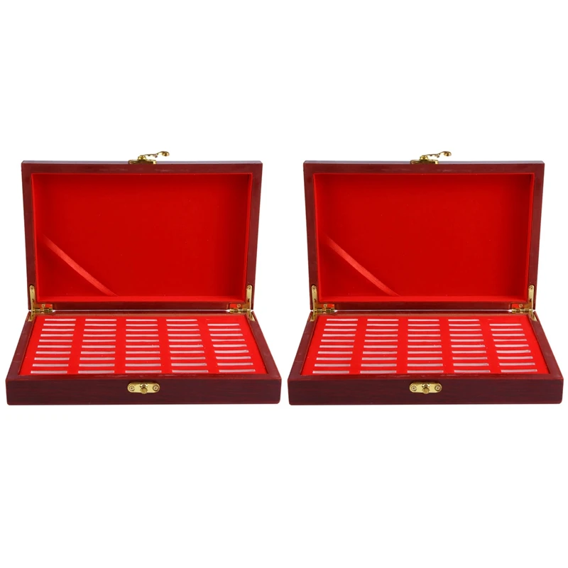 LUDA 100 Pcs Wood Coin Protection Display Box Storage Case Holder Round Box Commemorative Collection Box
LUDA 100 Pcs Wood Coin Protection Display Box Storage Case Holder Round Box Commemorative Collection Box