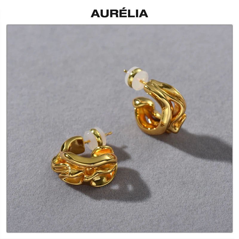 Europe America Brass Plated 18K Gold Silver Irregular Earrings Woman Personalized High Quality Party Jewelry Trend
Europe America Brass Plated 18K Gold Silver Irregular Earrings Woman Personalized High Quality Party Jewelry Trend