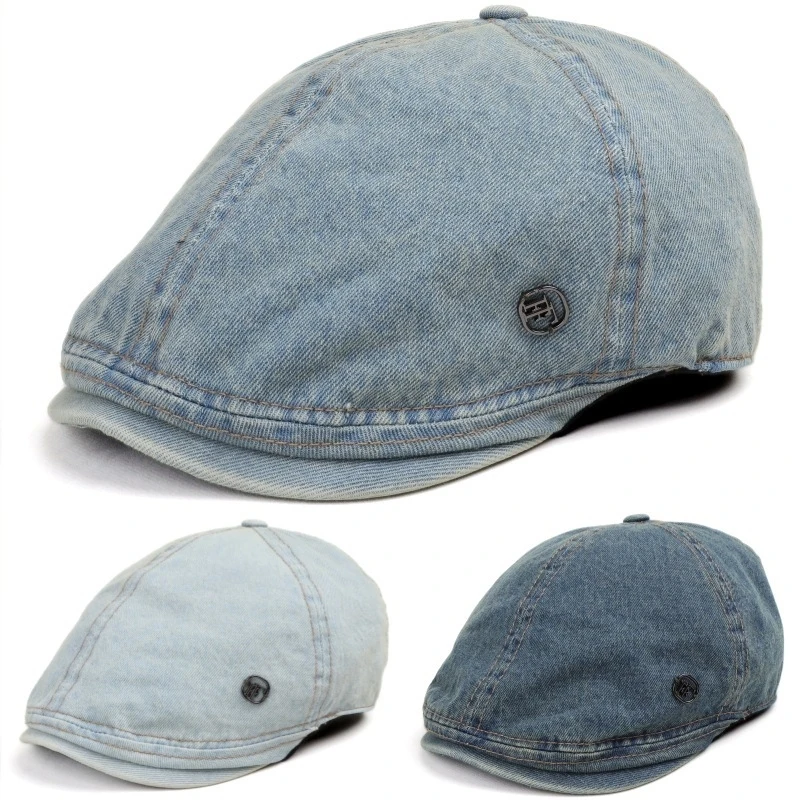 New Washed Distressed Newsboy Cap Women Face-Slimming Beret Hat Vintage Blue Painter Caps
New Washed Distressed Newsboy Cap Women Face-Slimming Beret Hat Vintage Blue Painter Caps