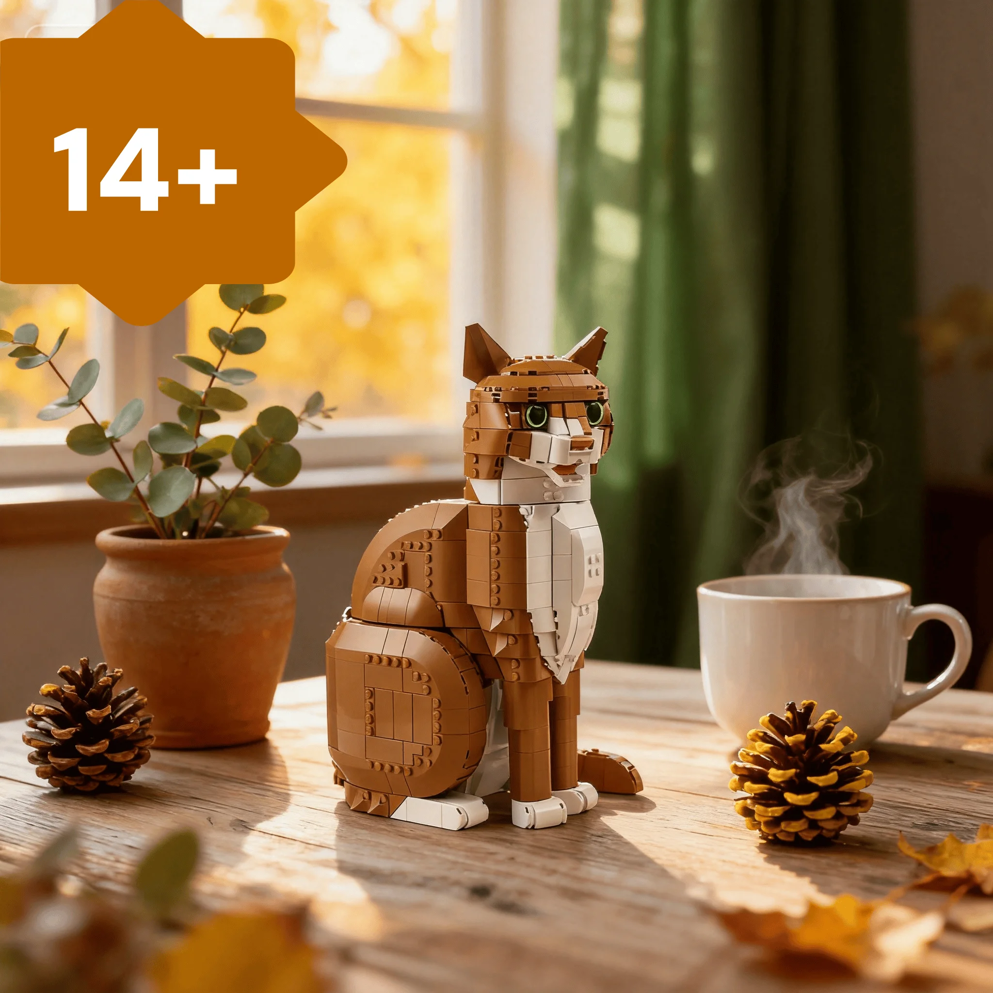 2026 new home decoration creative MOC orange animal kitten modular assembly building series toys adult birthday gift desktop
2026 new home decoration creative MOC orange animal kitten modular assembly building series toys adult birthday gift desktop