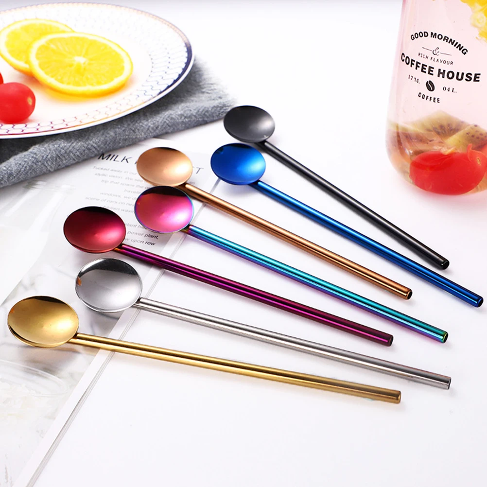 Stainless Steel Drinking Spoon Straw 304 Material Reusable Mixing Spoon for Smoothies Desserts Outdoor Picnics Family Parties
Stainless Steel Drinking Spoon Straw 304 Material Reusable Mixing Spoon for Smoothies Desserts Outdoor Picnics Family Parties