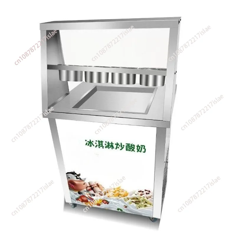 Commercial Single Pot Fried Ice Cream Roll Machine, Yogurt and Stir-Fried Milk Frying Maker
Commercial Single Pot Fried Ice Cream Roll Machine, Yogurt and Stir-Fried Milk Frying Maker