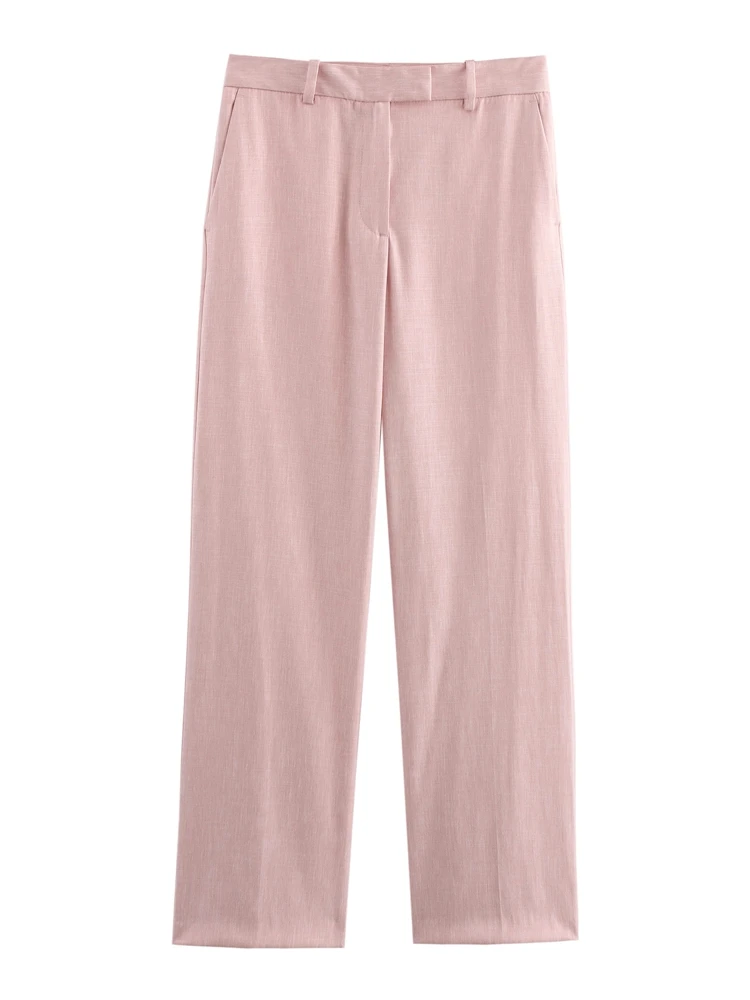 OUROPEAN ZTATION 2025 Spring New Woman's Trendy Long Pants Bottoms Commuting Autumn Woman High Waist Ruffles Loose Fit Pockets
OUROPEAN ZTATION 2025 Spring New Woman's Trendy Long Pants Bottoms Commuting Autumn Woman High Waist Ruffles Loose Fit Pockets