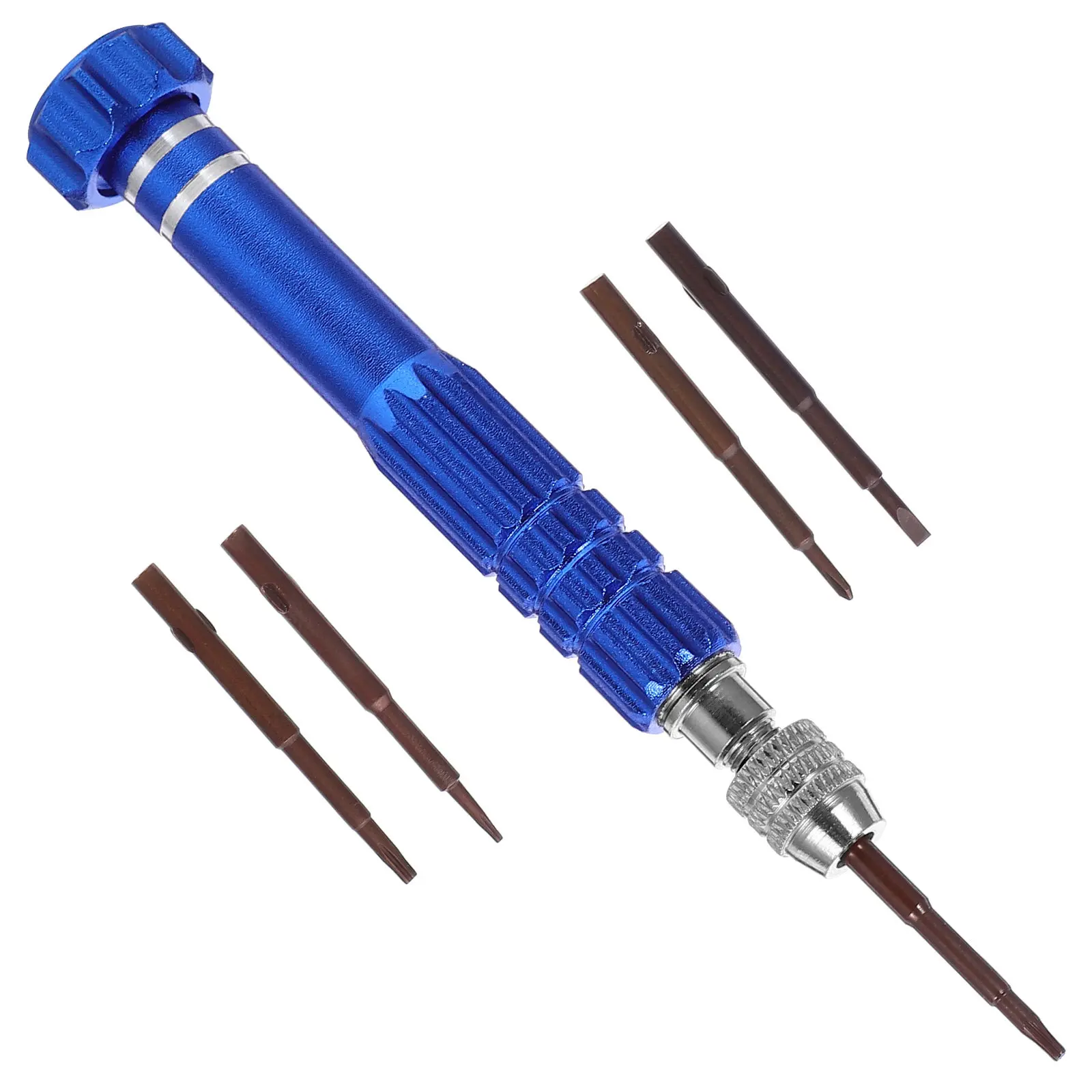 1Set 5-in-1 Detachable Precision Screwdriver Kit for Phone Glass Repair Eyeglass Watch Jewelry Fixing Tools
1Set 5-in-1 Detachable Precision Screwdriver Kit for Phone Glass Repair Eyeglass Watch Jewelry Fixing Tools